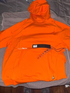 Paper Planes Men’s Orange Pullover Hoodie